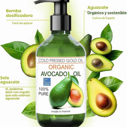 Aceite de Aguacate Puro Prensado en Frío 100 ml