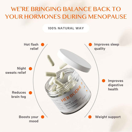 Her Bodhi Meno Menopausia con Ashwagandha 60 Cápsulas