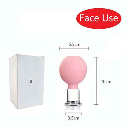 Ventosas de Cupping Facial de Silicona para Masaje