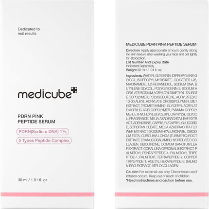 Medicube PDRN Pink Peptide Serum with Salmon DNA