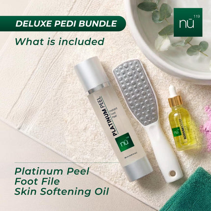 Foot Care Kit for Smooth Feet – 120Ml Foot Exfoliating Spray, Foot Balm & Foot File for Home Pedicure, Foot Care & Exfoliation Routine