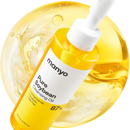 Manyo Factory Aceite De Argán Para Limpieza De Fábrica Facial Coreano Puro Para Derretir Puntos Negros Removedor De Maquillaje Diario Para Mujeres Cuidado De La Piel 6.7 Fl Oz