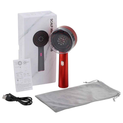 Red Light Scalp Massage Comb con Vibracion y Dispensador