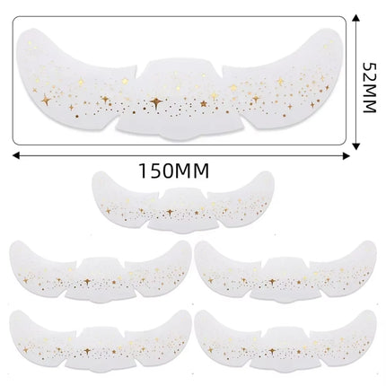 6Pcs Hot Stamping Freckles Makeup Patches Metallic Radiation Golden Silver Fake Freckles Temporary Tattoo Stickers Face Makeup