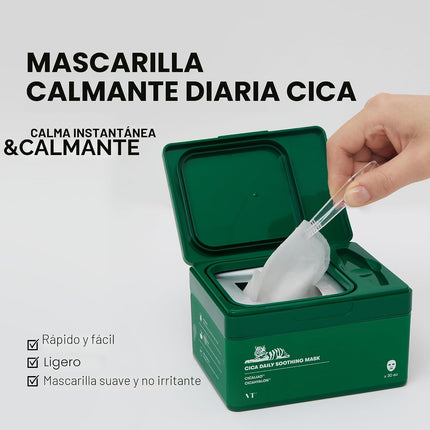 VT COSMETICS CICA Daily Soothing Mask 30 Pcs (350 G)