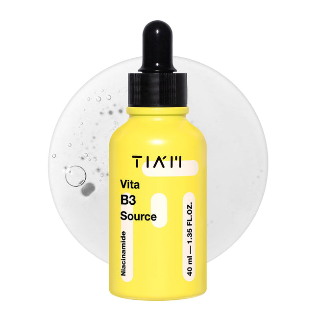 TIAM Vita B3 Source Serum, Niacinamide 10% + Arbutin 2%, Charming Tone Maker Tone-Balancing Treatment for Uneven Skin Tone, Dark Spot Care & Skin Clarity, Lightweight Daily Facial Formula, 1.35 Fl Oz