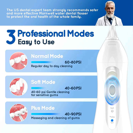 Mornwell D52 Water Flosser Portatil 300ml