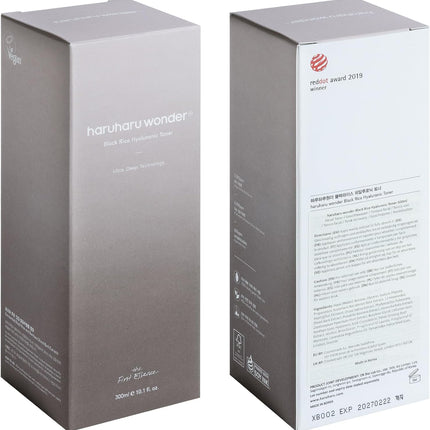 Wonder Black Rice Hyaluronic Toner, 300 Ml, Olor Lavanda