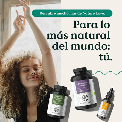 Complejo De Yodo NATURE LOVE® - 180 Cápsulas - Con Yodo, Selenio, L-Tirosina, Vitaminas B Y D - Yodo Natural De Algas Pardas (Kelp) - Para 6 Meses - Alta Dosificación, Vegano Y Probado En Laboratorio