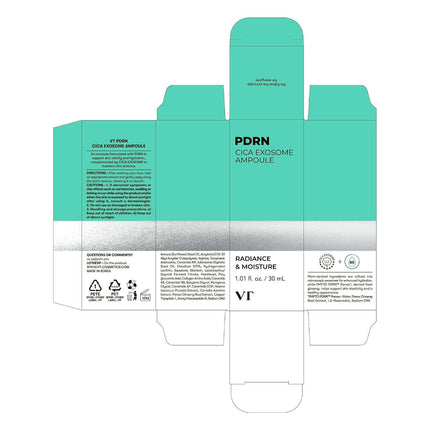Ampolla Exosome + PDRN + Cica — Firmeza y Restauración (VT Cosmetics)