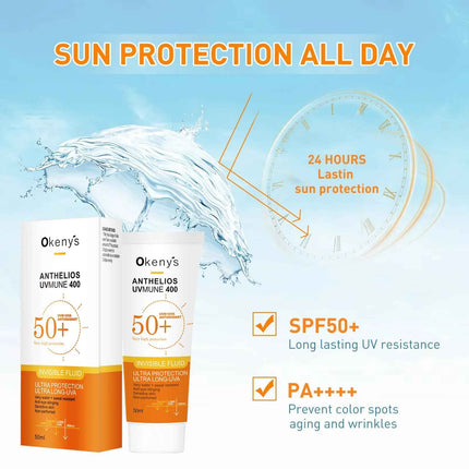 Protector Solar Facial SPF 50+ Fluido Invisible