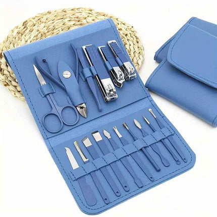 Nail Clippers Tool Set 16Pcs Manicura y Pedicura