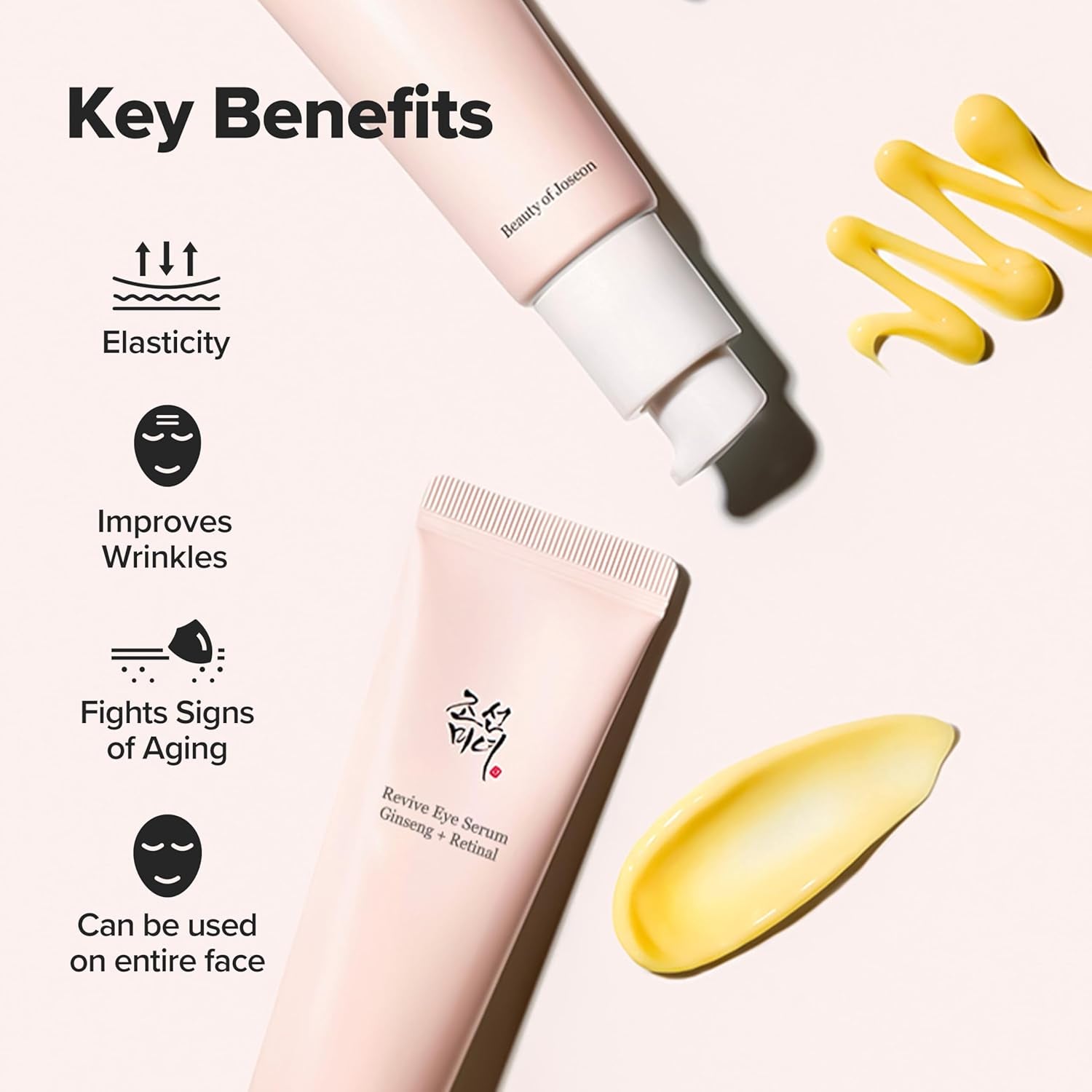 Revive Eye Serum with Retinal Niacinamide (30Ml, 1.01 Fl.Oz.) X 2Ea with Ginseng Essence Water (150Ml, 5.07 Fl.Oz.), Korean Skincare