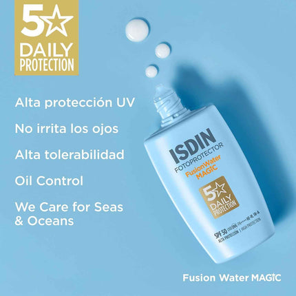 ISDIN Fusion Water MAGIC SPF50 Protector Solar Facial 50 ml