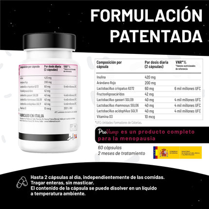 Provamp™ Menopausia - Sofocos Y Sudoración Nocturna - 60 Cápsulas