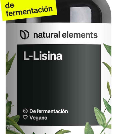 L-Lisina Vegana 1000 mg 365 Cápsulas Natural Elements