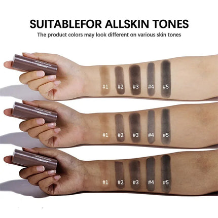 Black Brown Hairline Powder Waterproof Hair Dye Contour Stick Instantly Conceals Hair Root Forehead Clavicle Face Shadow Makeup