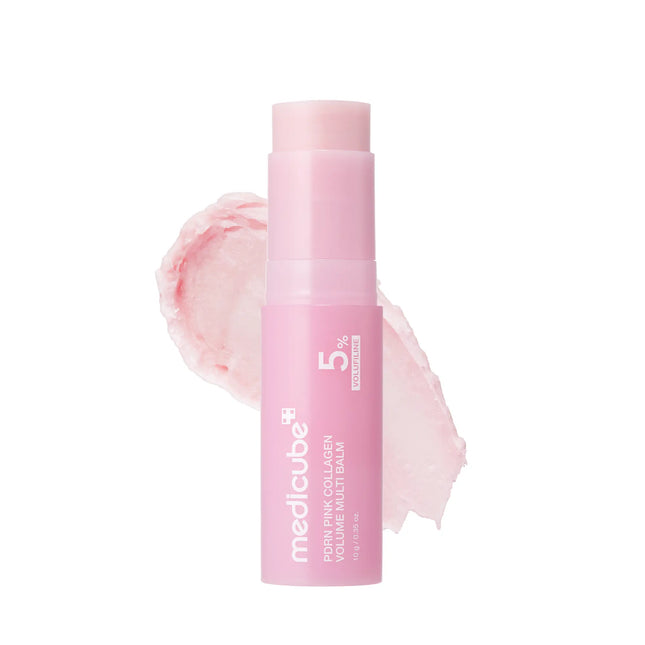 Medicube PDRN Volume Balm stick rosa multifunción 10 g