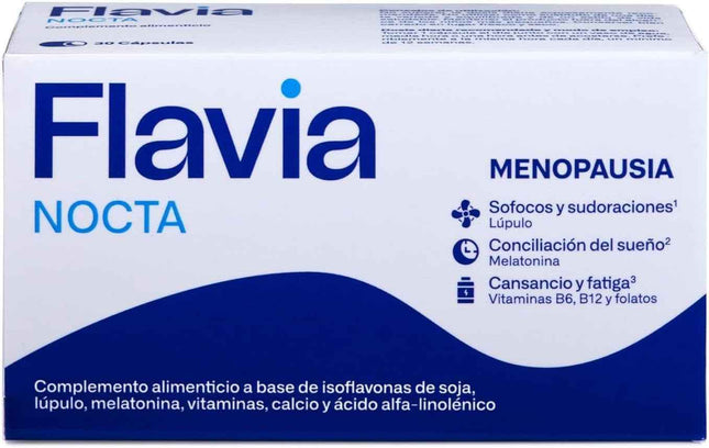 Flavia Nocta Menopausia y Sueño 30 Cápsulas