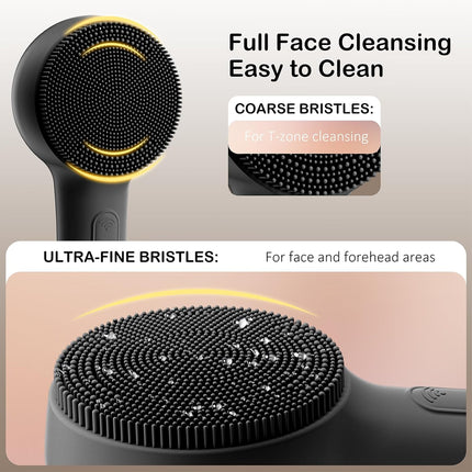 Cepillo Limpiador Facial Eléctrico De Silicona