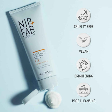 Nip+Fab Glycolic Fix Scrub Exfoliante Facial 75 ml