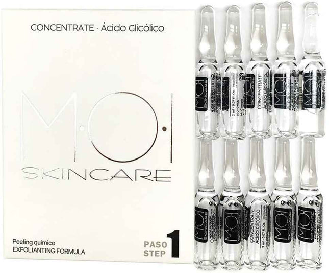 Ampollas Faciales Ácido Glicólico 10 Viales 2ml