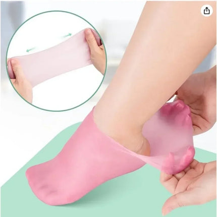 Silicone Foot Care Socks anti Cracking Moisturizing Gel Socks Dead Skin Remover Protector Pain Relief Foot Care Tool