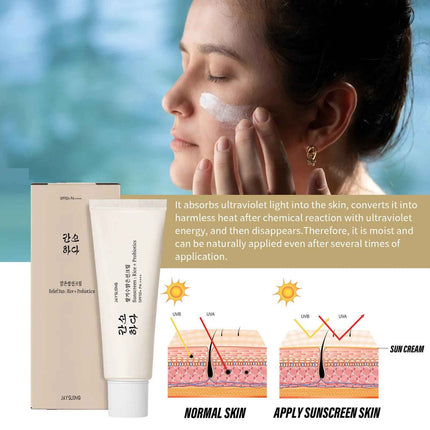 Crema Solar Facial SPF 50 con Arroz