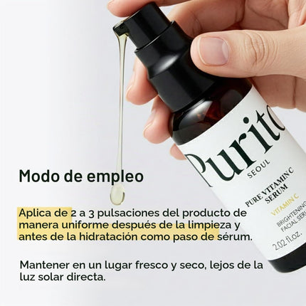 Sérum Vitamina C Pura Para Piel Sensible, 60 Ml