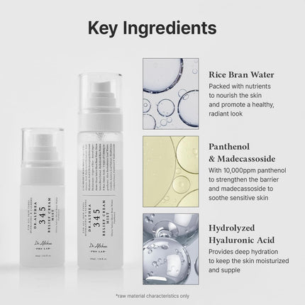 Dr.Althea 345 Relief Cream Mist, Bruma Facial Hidratante Con Extracto De Arroz, Cuidado Calmante Para Piel Sensible, Skincare Coreano Vegano, 60 Ml