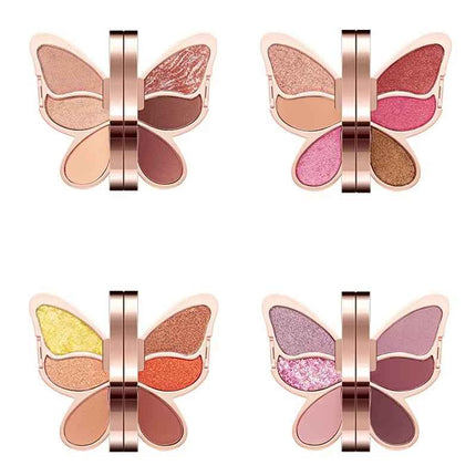Paleta de Sombras 6 Colores Mate y Glitter