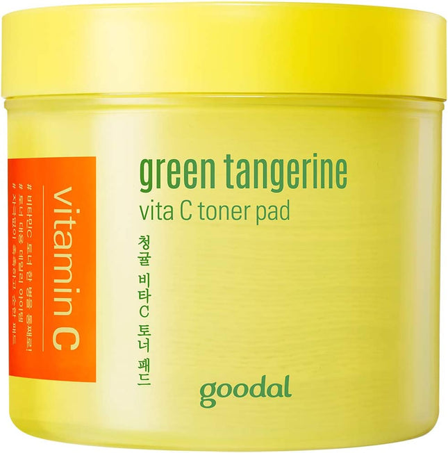 Almohadillas De Tóner Verde De Vitamina C Con Efecto '5 En 1' | Exfolia, Tonifica, Ilumina, Hidrata Y Desintoxica La Piel Sensible (70 Almohadillas)