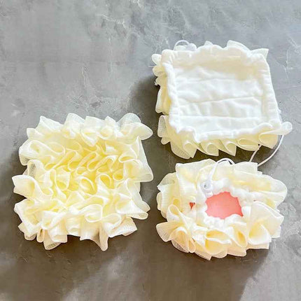 Loofah Sponge Bath Ball 2 en 1 con Dispensador