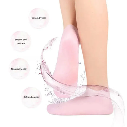 Silicone Foot Care Socks anti Cracking Moisturizing Gel Socks Dead Skin Remover Protector Pain Relief Foot Care Tool
