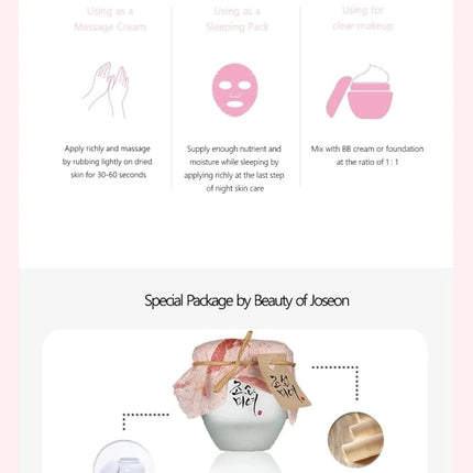 Beauty of Joseon Dynasty Cream to Fight Wrinkles, Dryness and Aging 1.7Fl Oz.