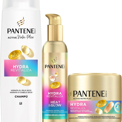 Pantene Pro-V Hydra Revitaliza Champú + Mascarilla + Tratamiento Pelo Seco