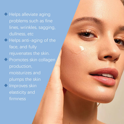 Blue Copper Peptide Serum anti Wrinkle Shrink Pores Skin Care Rejuvenation Hyaluronic Acid Brightening Spot Moisturizing Serum