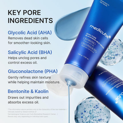 Medicube Zero Pore Blackhead Mud Facial Mask