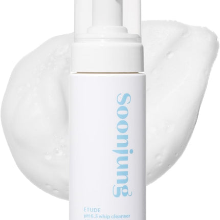 ETUDE Etude House Soonjung Ph 6.5 Limpiador De Látigo 5.1 Fl. Onz. (150Ml) Nuevo 23AD| Limpiador Facial Hidratante De Burbujas Suaves No Comedogénico E Hipoalergénico Para Pieles Sensibles