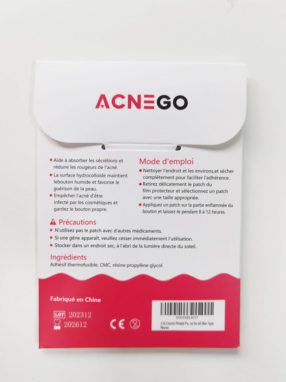 Parches Anti-Granos Hidrocoloide (216 Uds)
