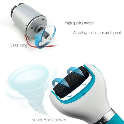 Electric Foot Care Machine Exfoliator Pedicure Tool Foot Grinding File Skin Care Device Foot Care Tool for Dead Skin Removal