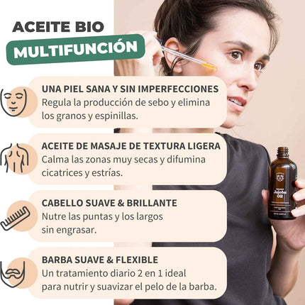 Aceite de Jojoba BIO Bionoble Puro 100 ml