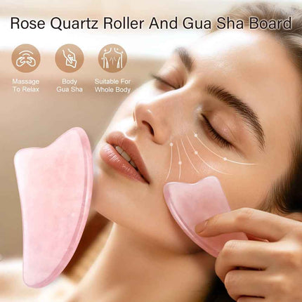 Gua Sha Facial Jade Natural para Masaje y Lifting