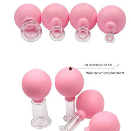 Ventosas de Cupping Facial de Silicona para Masaje