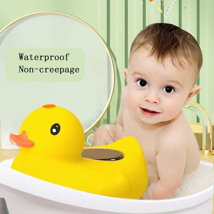 HOMEFISH Little Yellow Duck Baby Bath Thermometer Waterproof Floating Temperature Sensor Safe Shower Water Indicator for Babies