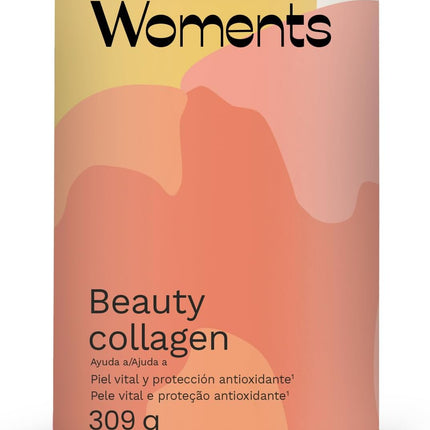 Beauty Collagen | Colágeno Marino, Vitaminas, Ácido Hialurónico, Coenzima Q10 | Piel Y Cabello | Belleza | Menopausia | 309G | Sabor Frutos Del Bosque | 30 Días