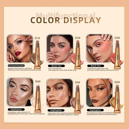 Maquillaje Líquido 3 en 1 con Aplicador Cushion
