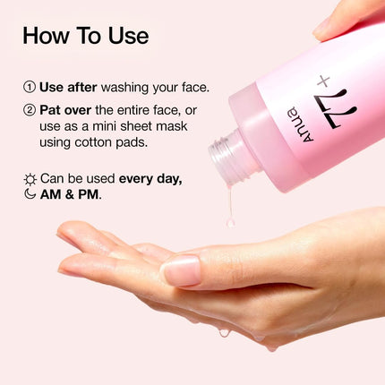 Anua Peach 77 Niacin Essence Toner, Tónico Facial Iluminador Para Glass Skin, Con Niacinamida, Pantenol Y Ceramidas, Skincare Coreano, 250 Ml