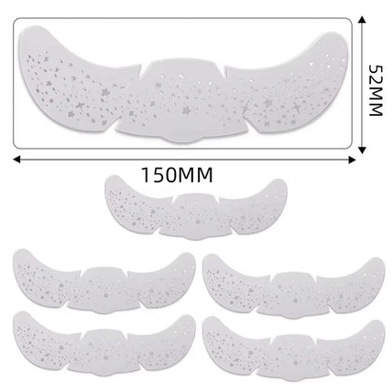 6Pcs Hot Stamping Freckles Makeup Patches Metallic Radiation Golden Silver Fake Freckles Temporary Tattoo Stickers Face Makeup