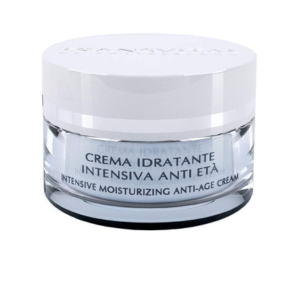 Crema Hidratante Intensiva Antiedad, Crema Facial Hidratante, a Base De Almidón De Arroz, Ácido Hialurónico, Células Madre Vegetales Y Vitamina E - Formato 50 Ml